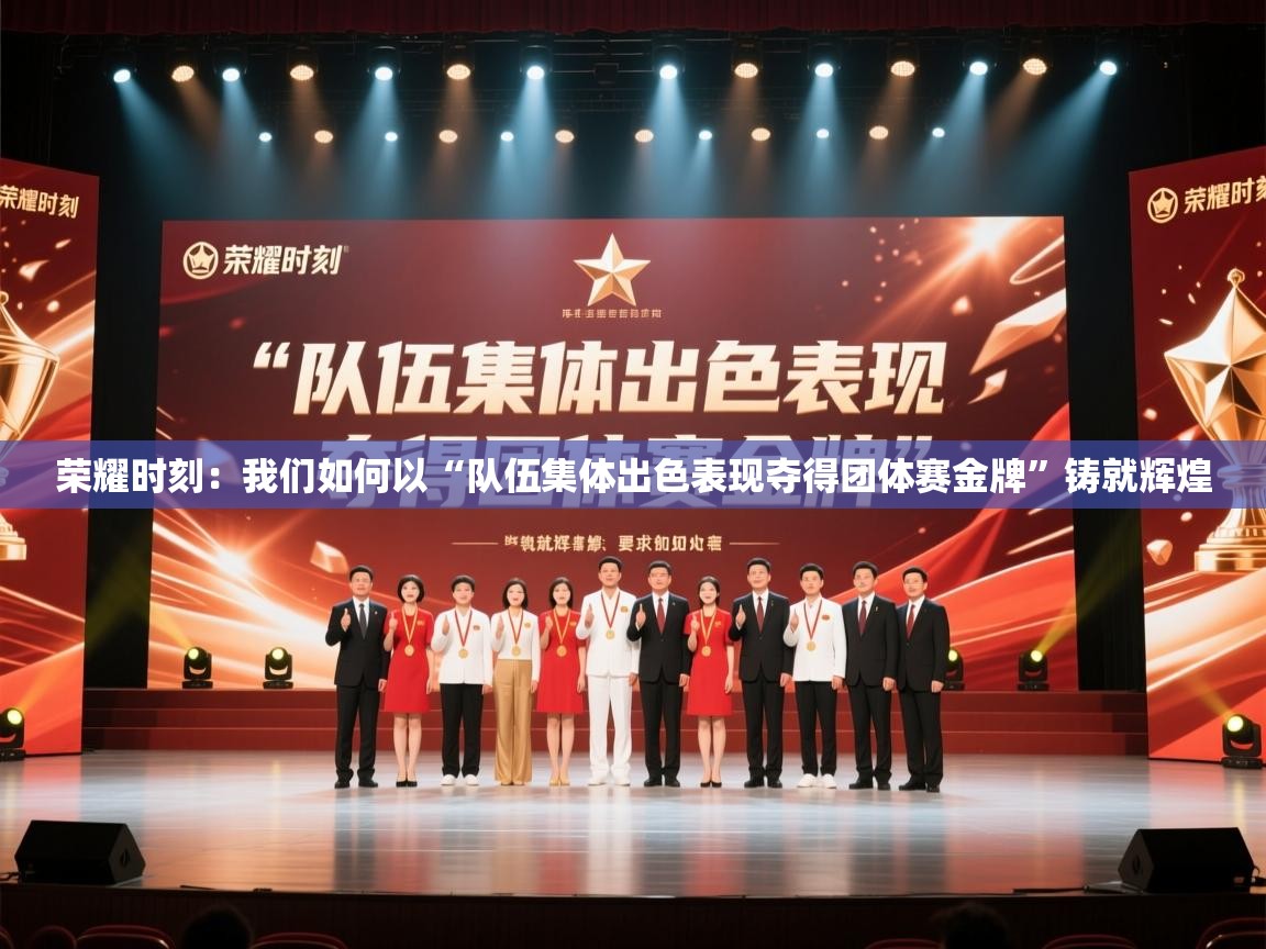 荣耀时刻:我们如何以“队伍集体出色表现夺得团体赛金牌”铸就辉煌 第2张